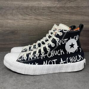 Converse Chuck 70 Hi Sneakers Mens Size 8 White Black Orange Untitl3d